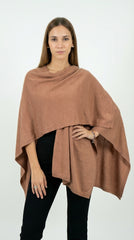 RUANA NUDO CAMEL