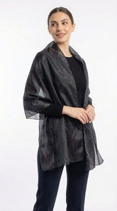 CHAL ORGANZA NEGRO
