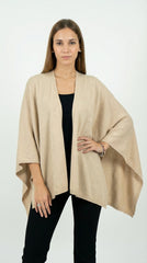 RUANA NUDO BEIGE