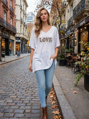 POLERA OVERSIZE BLANCA