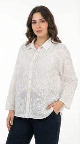 BLUSA ROMANTICA FLORAL BUENOS AIRES