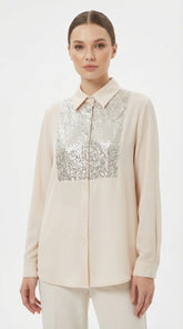 BLUSA ROMANTICA BRILLOS BUENOS AIRES