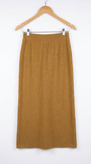 FALDA BASICA TEJIDA CAMEL