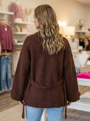 CARDIGAN KIMONO CAFÉ