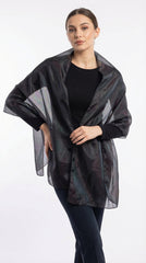 CHAL ORGANZA NEGRO