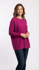 SUÉTER OVERSIZE PÚRPURA