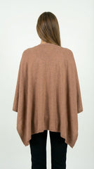 RUANA NUDO CAMEL