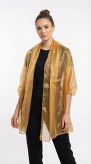 CHAL ORGANZA DORADO