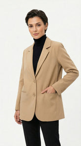 BLAZER STYLE CAMEL