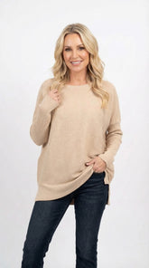 SUÉTER OVERSIZE BEIGE