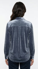 BLUSA VELVET GRIS