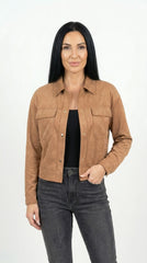 CHAQUETA GAMUZA CAMEL