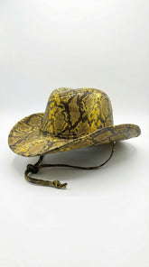 SOMBRERO SERPIENTE AMARILLO