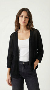 CARDIGAN PUNTOS NEGRO