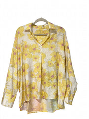 Bluson Amarillo Flores
