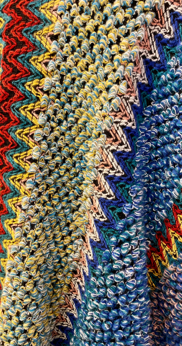 RUANA BOHO AZULES