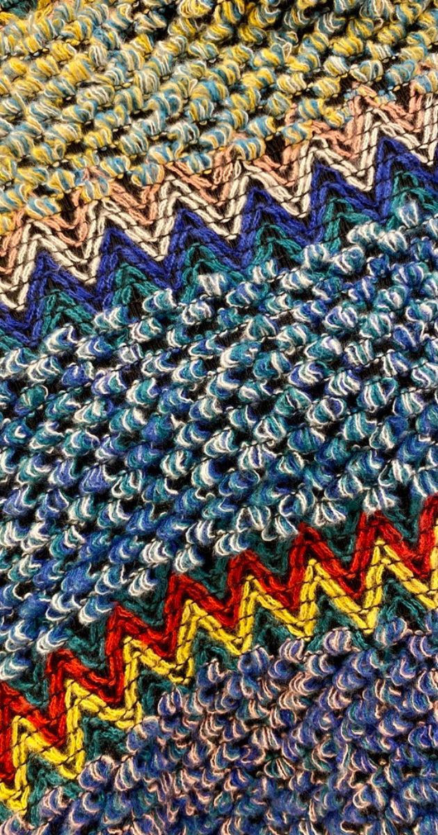 RUANA BOHO AZULES
