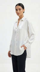 BLUSA ORGANZA BLANCA