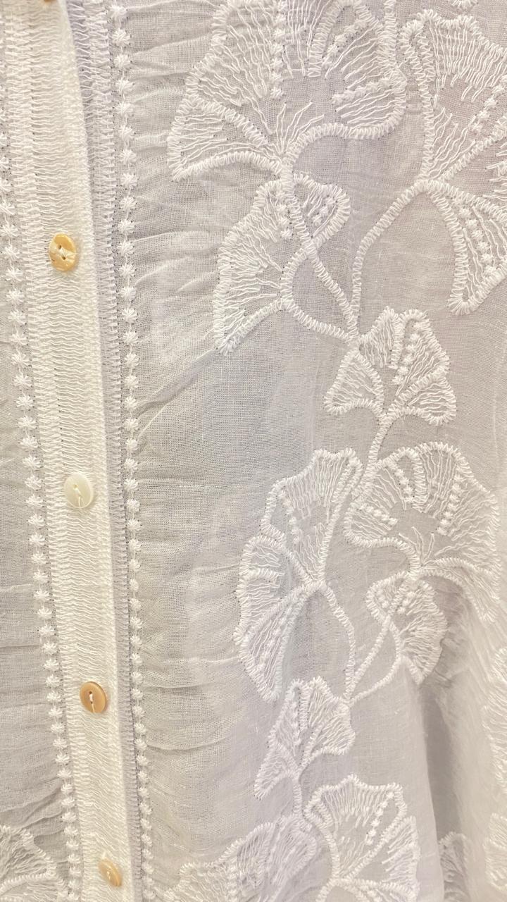 BLUSA ROMANTICA CLAVELES BUENOS AIRES