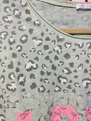 POLERA ITALIANA ANIMAL PRINT VERDE