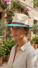 SOMBRERO FIBRA NATURAL BICOLOR