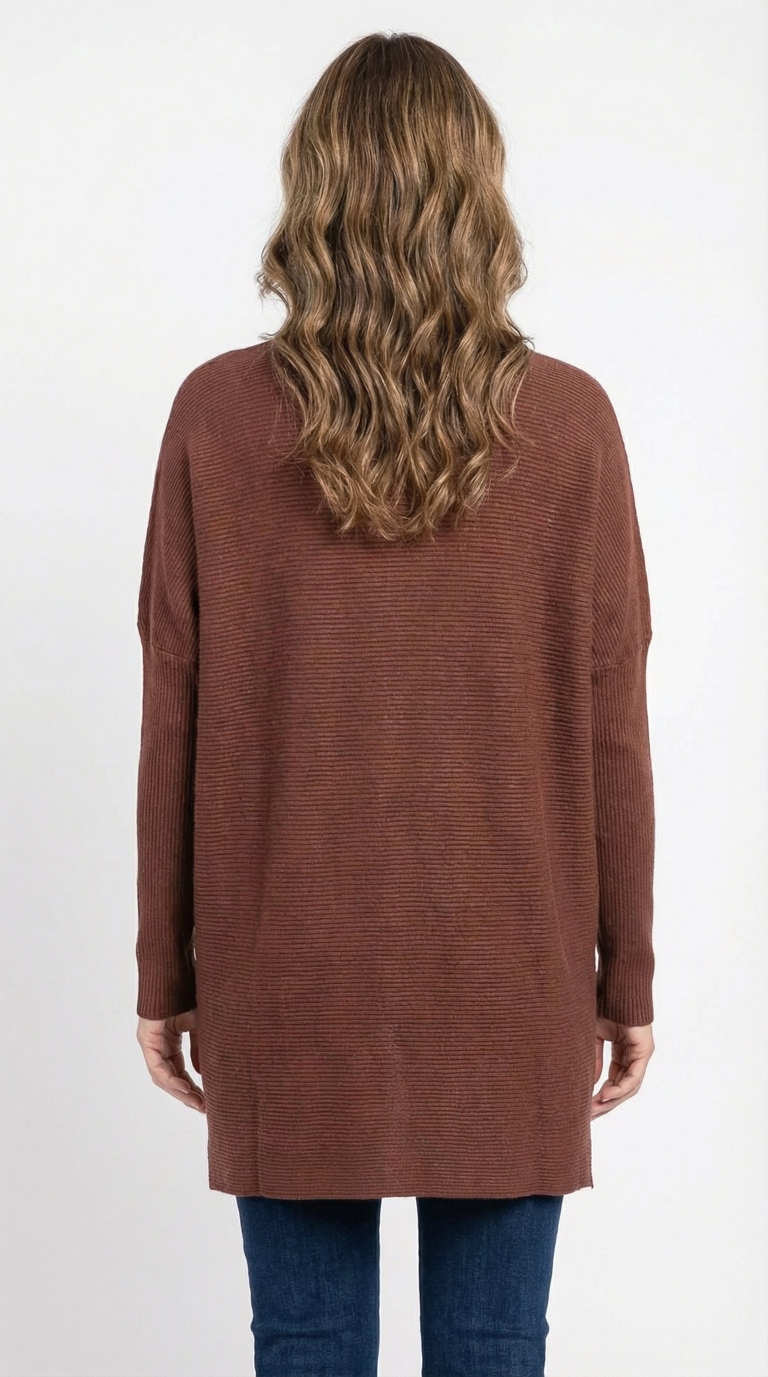 SUÉTER OVERSIZE CAFÉ