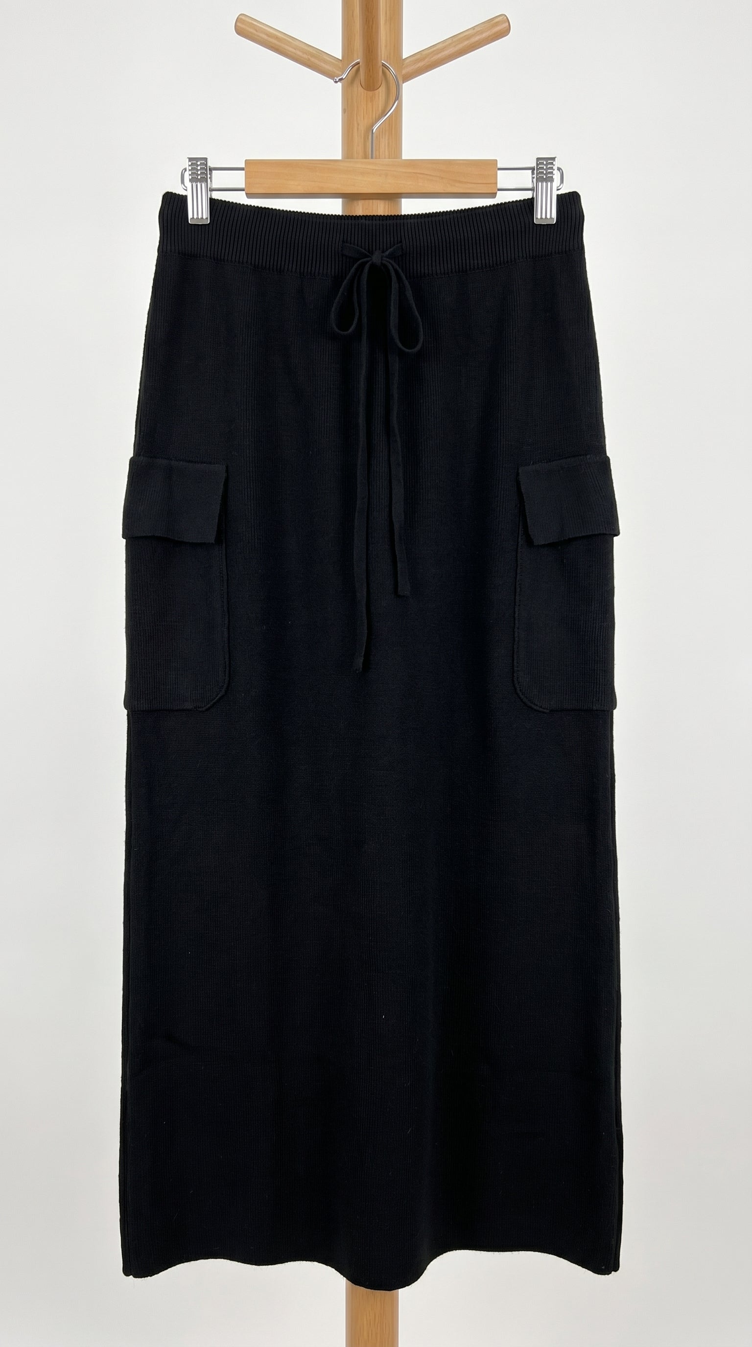 FALDA TEJIDA SPORT NEGRA