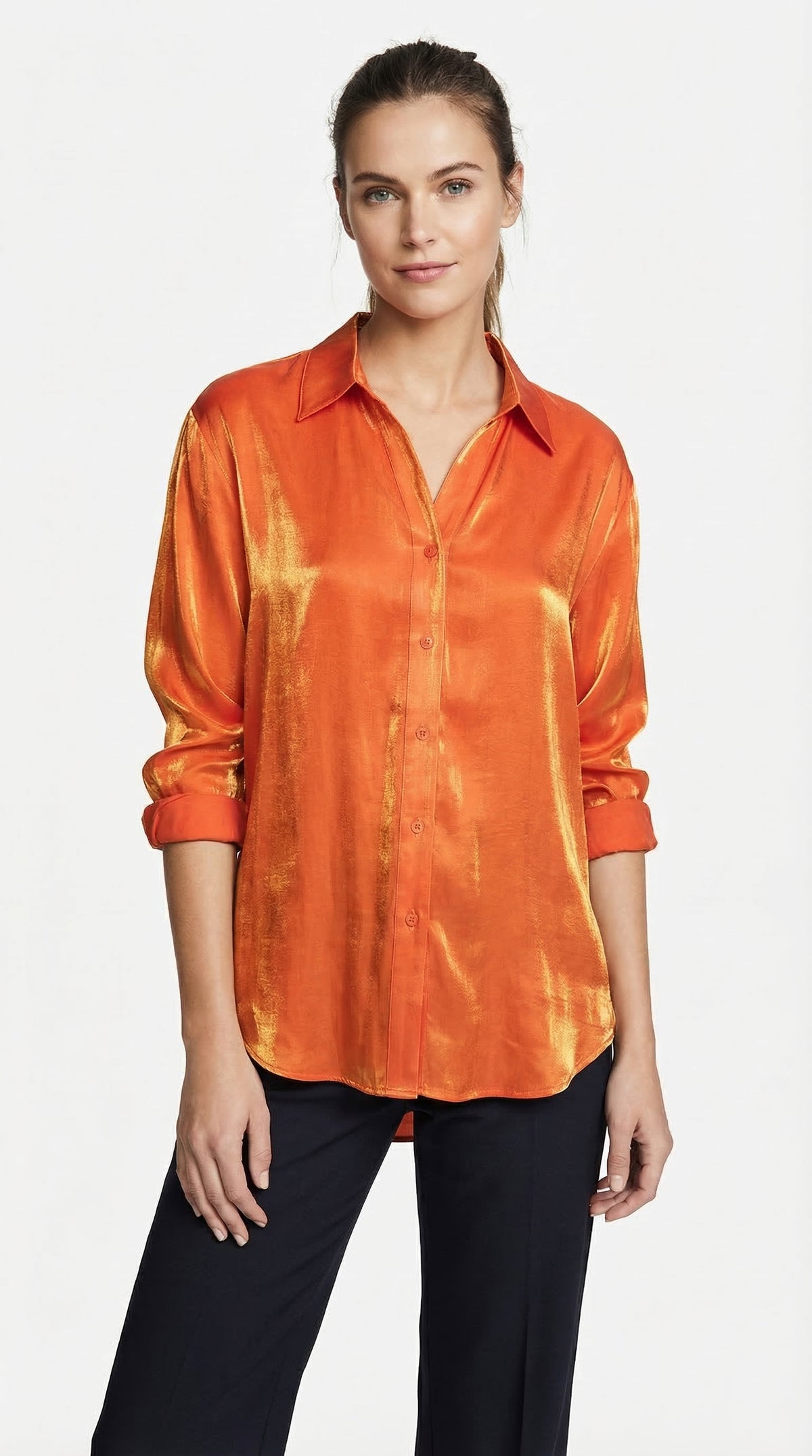 BLUSA ORGANZA NARANJA