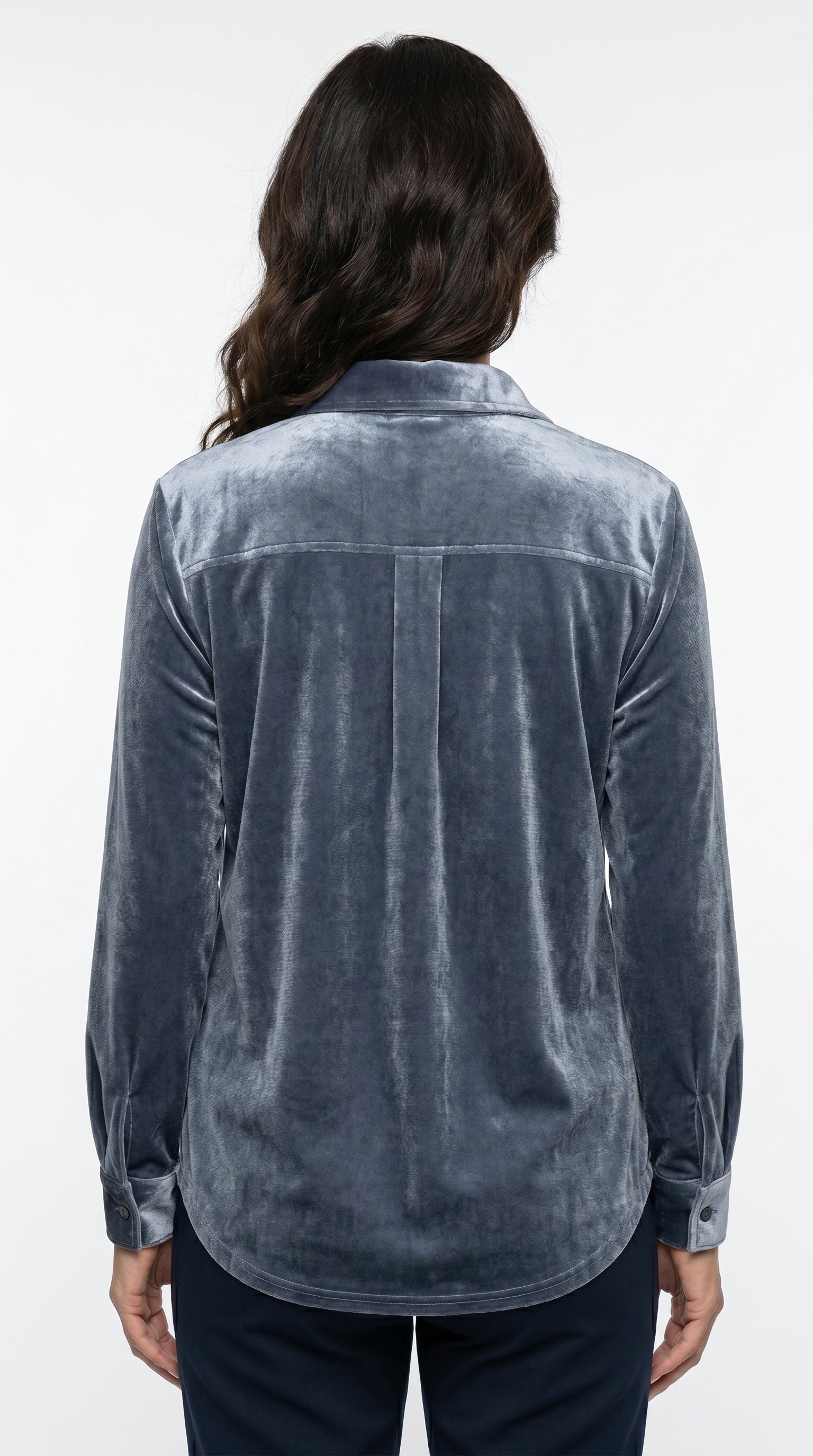 BLUSA VELVET GRIS