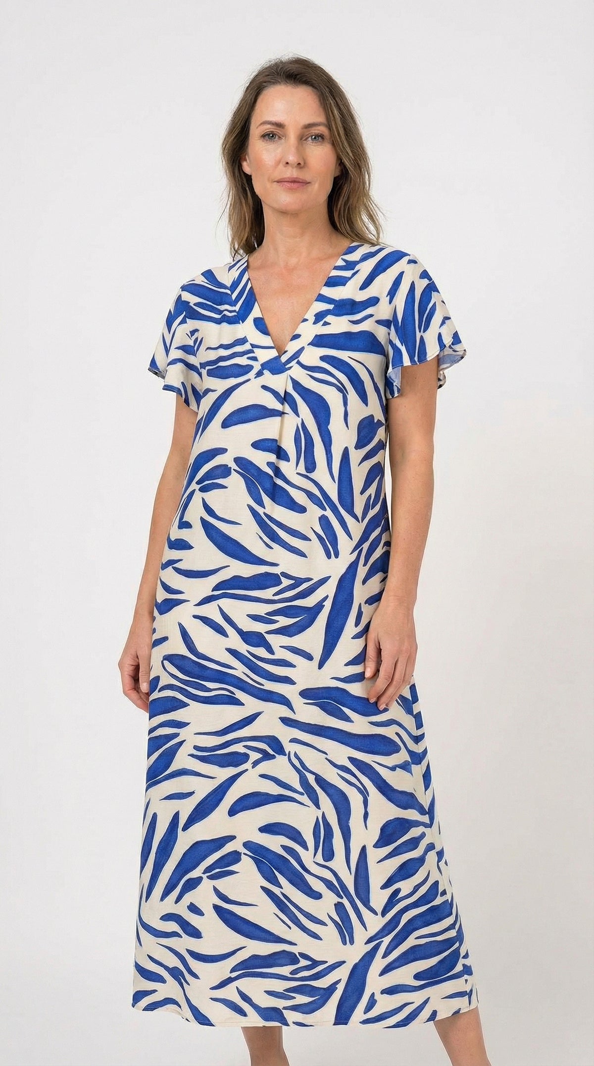 VESTIDO CEBRA ZUL