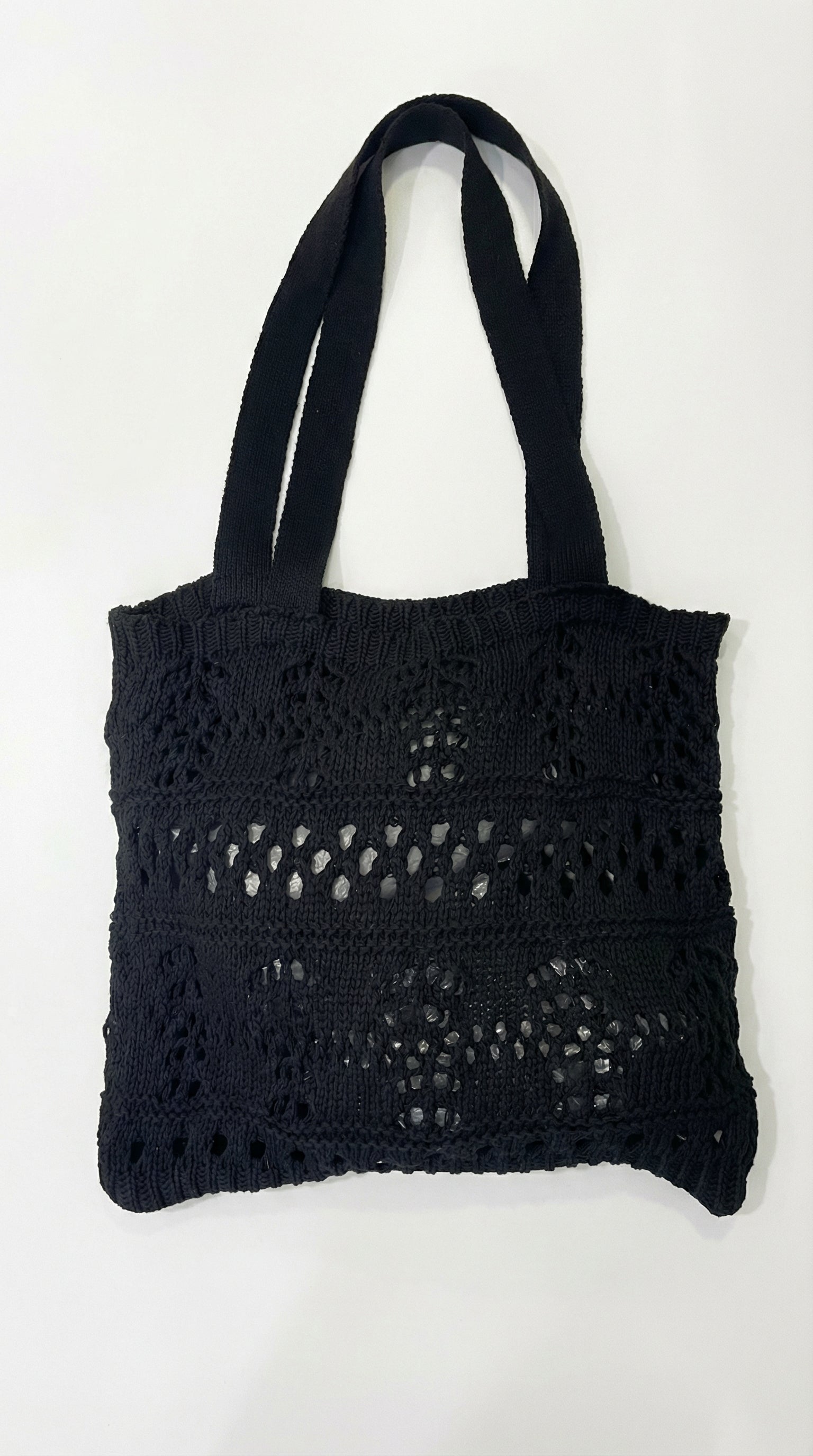 CARTERA CROCHET NEGRA