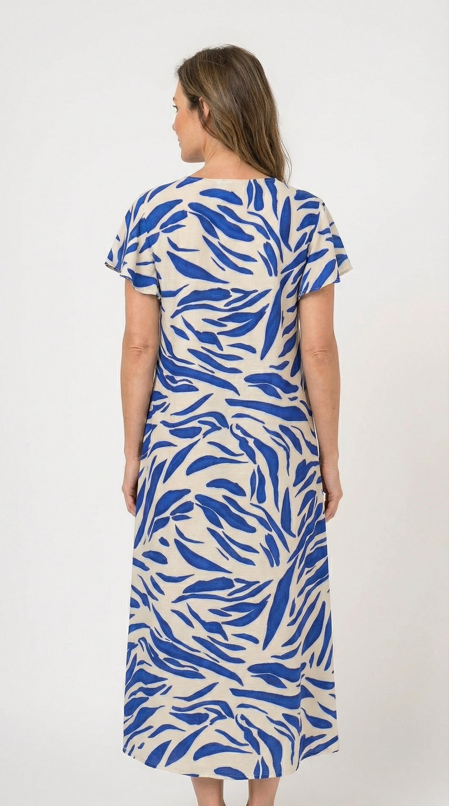 VESTIDO CEBRA ZUL
