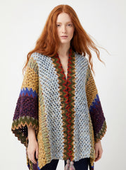 RUANA BOHO CELESTES, BEIGES