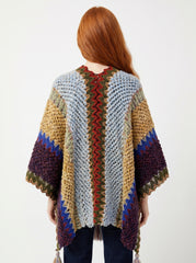 RUANA BOHO CELESTES, BEIGES