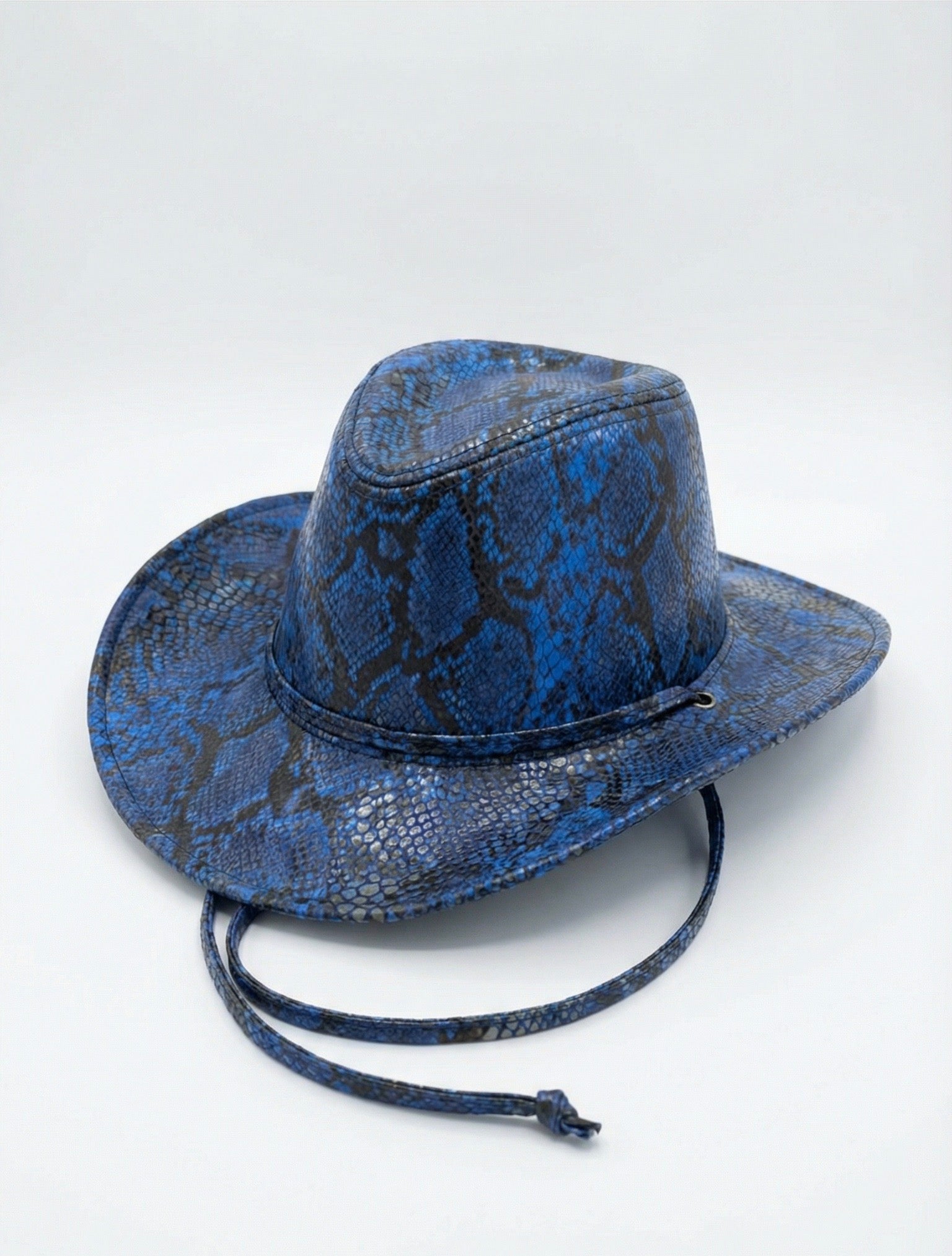 SOMBRERO SERPIENTE AZUL