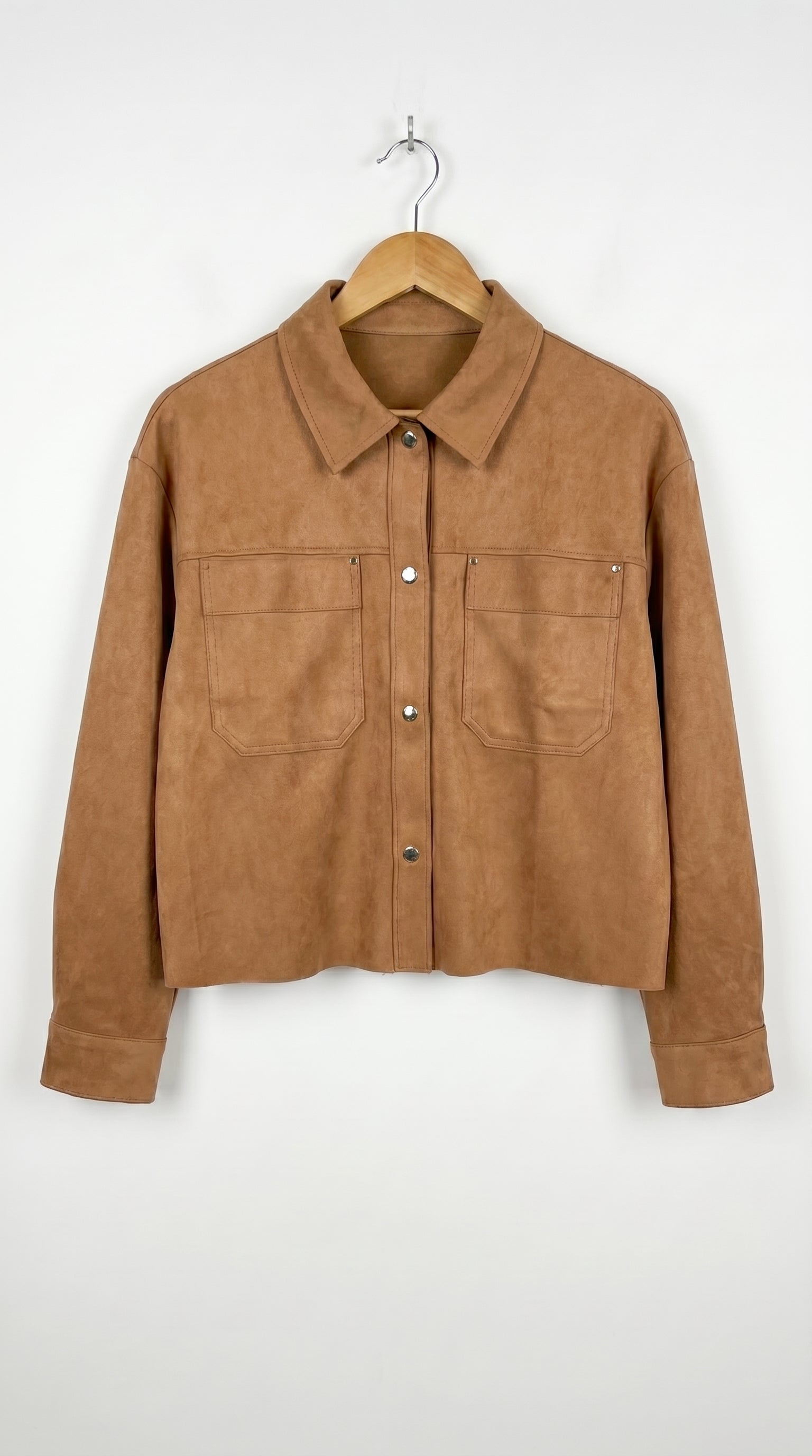 CHAQUETA GAMUZA CAMEL