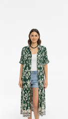 VESTIDO CAMISERO VERDE