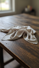 PAÑUELO SEDA BEIGE