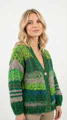 CARDIGAN VERDES TEJIDO DE KARLA
