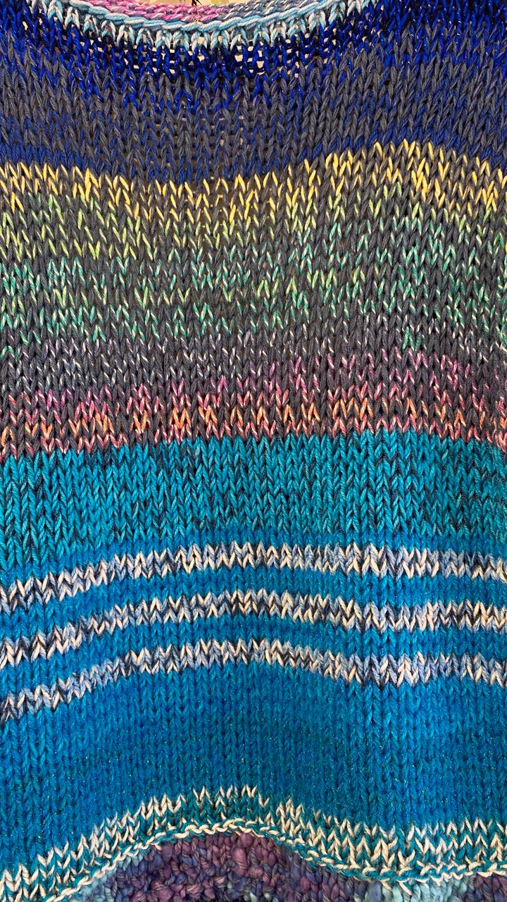 CARDIGAN AZULES TEJIDO DE KARLA