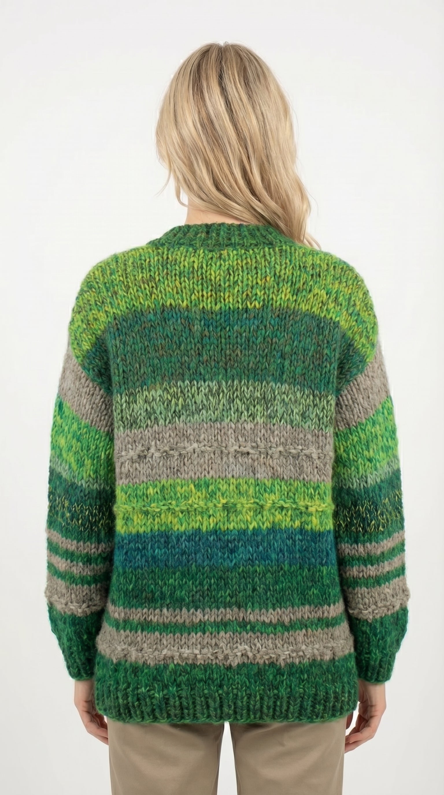 CARDIGAN VERDES TEJIDO DE KARLA