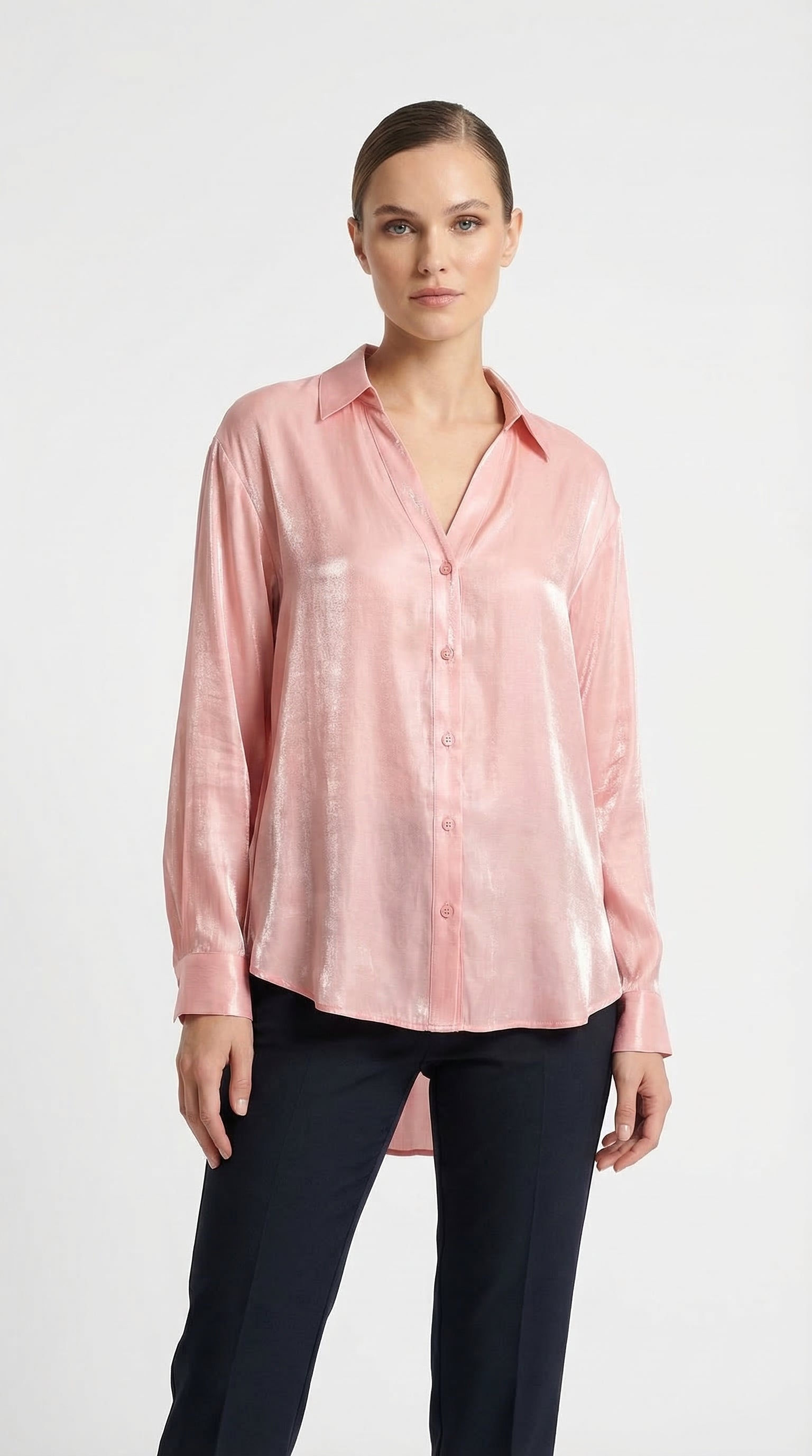 BLUSA ORGANZA ROSA