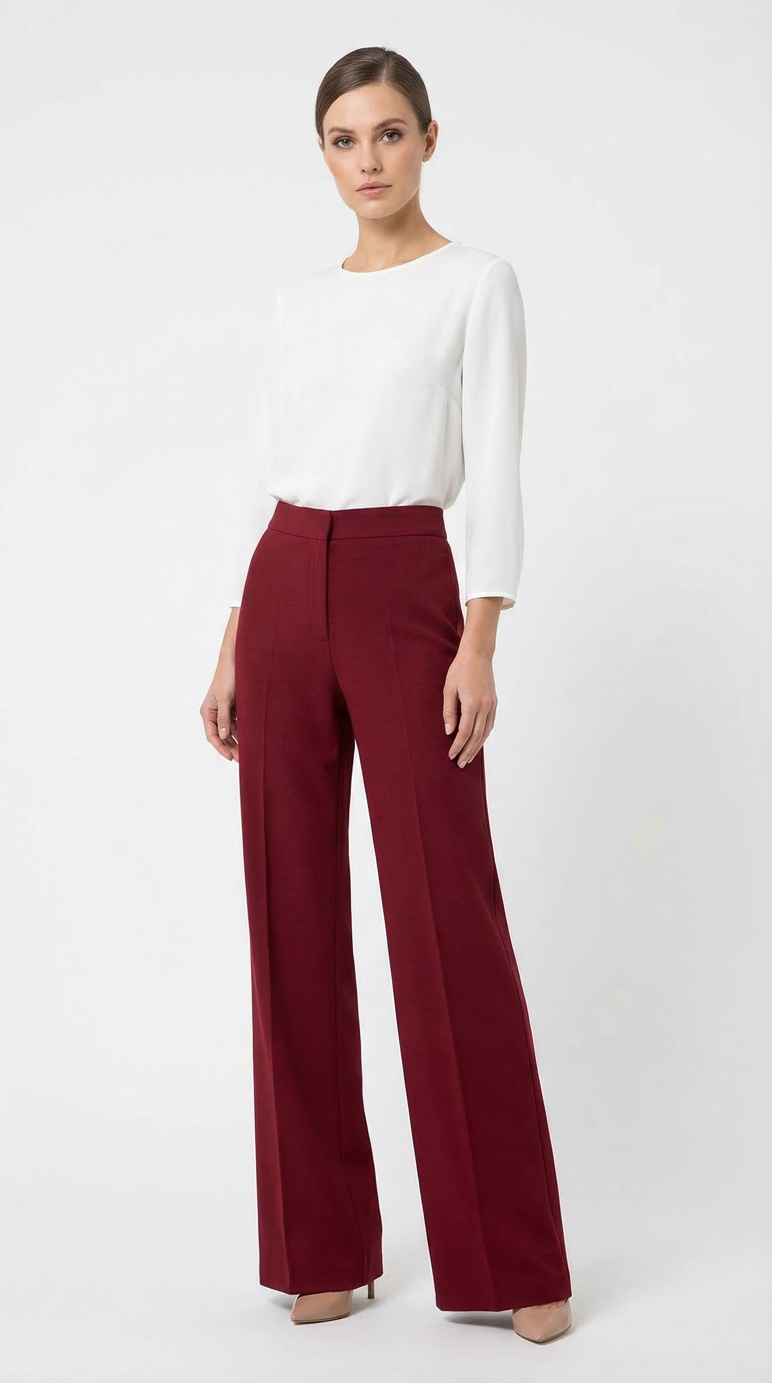 PANTALÓN SASTRERO BURDEO