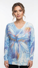 SUETER PINTADO AZUL