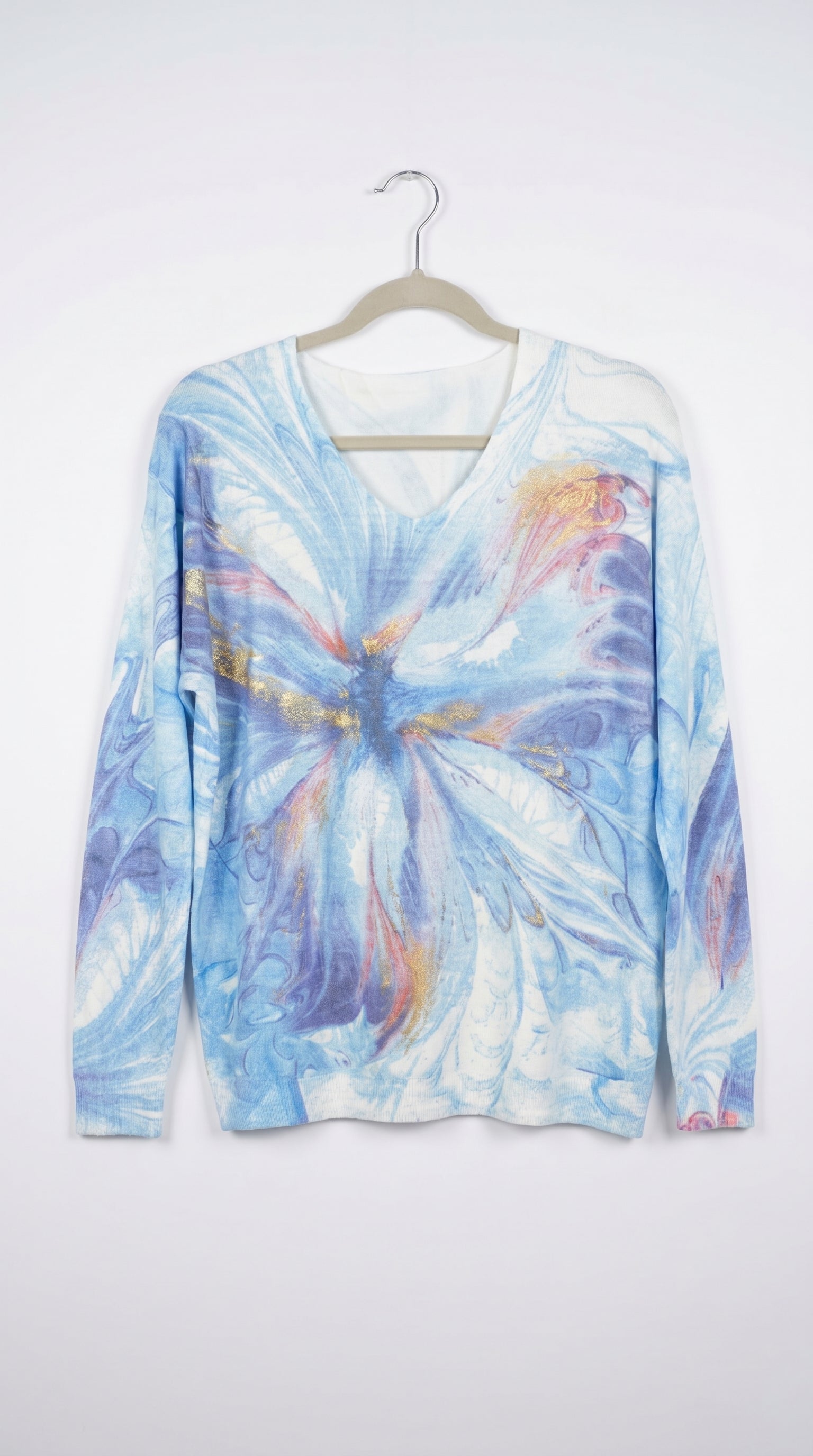 SUETER PINTADO AZUL