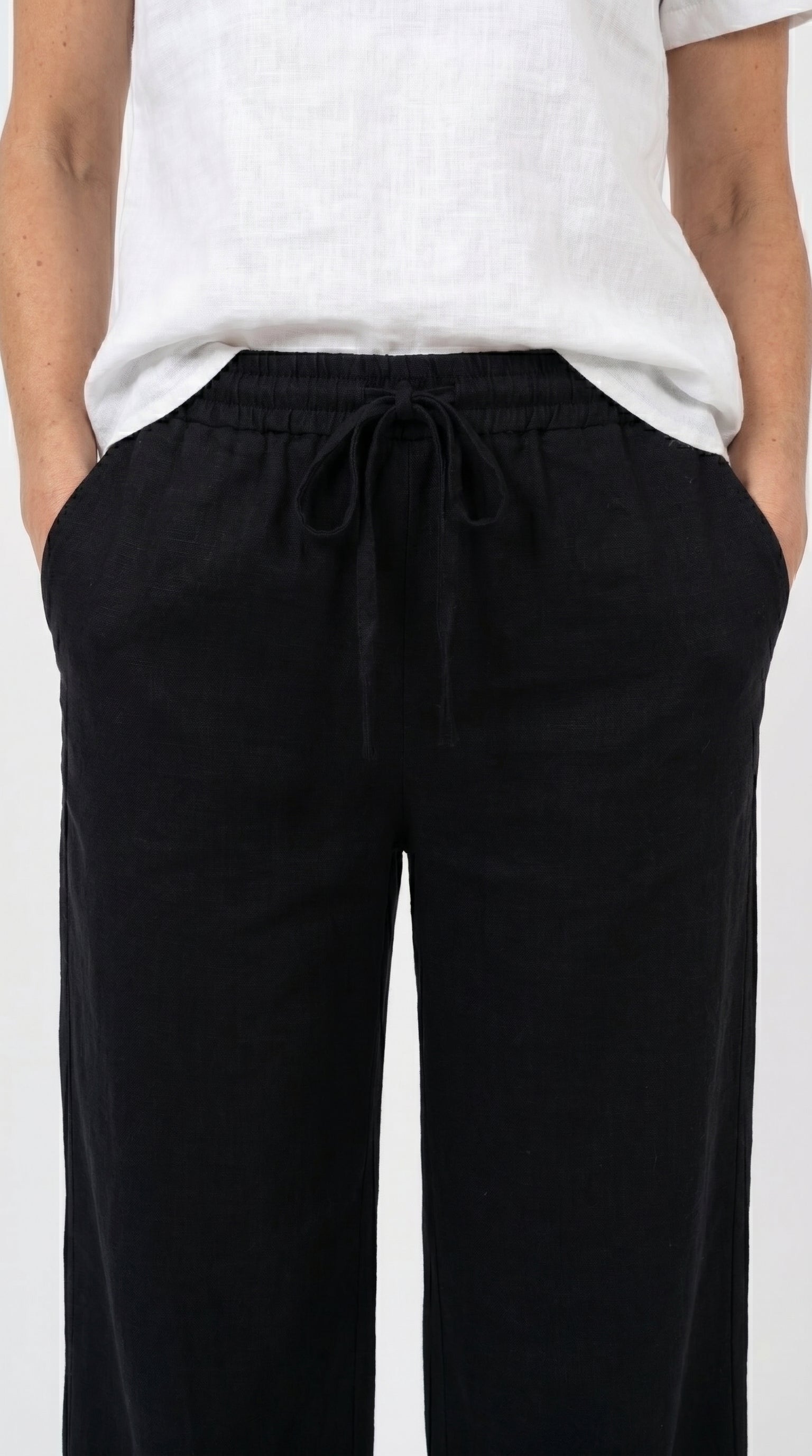 PANTALÓN TEJIDO NEGRO