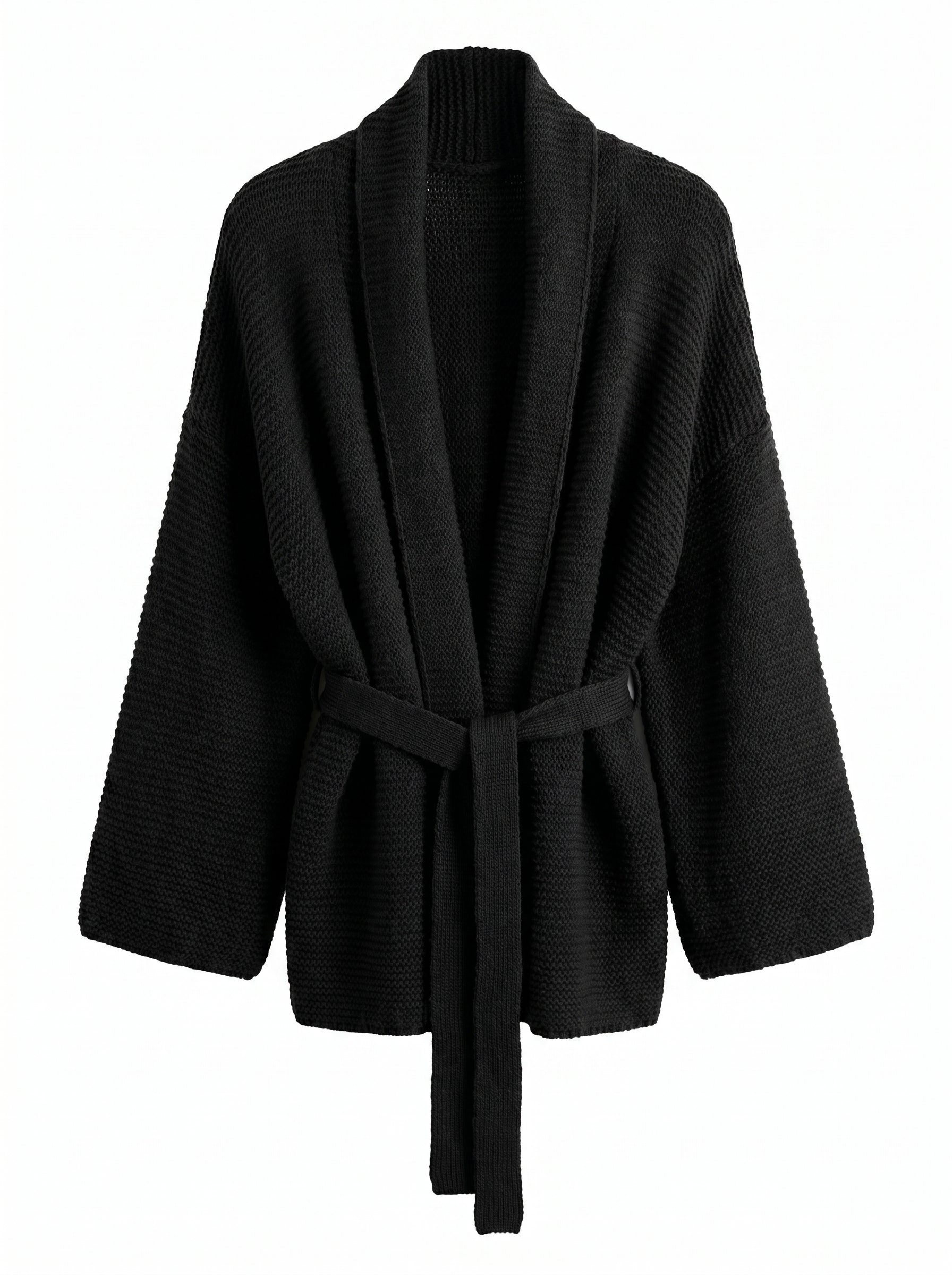 CARDIGAN KIMONO NEGRO