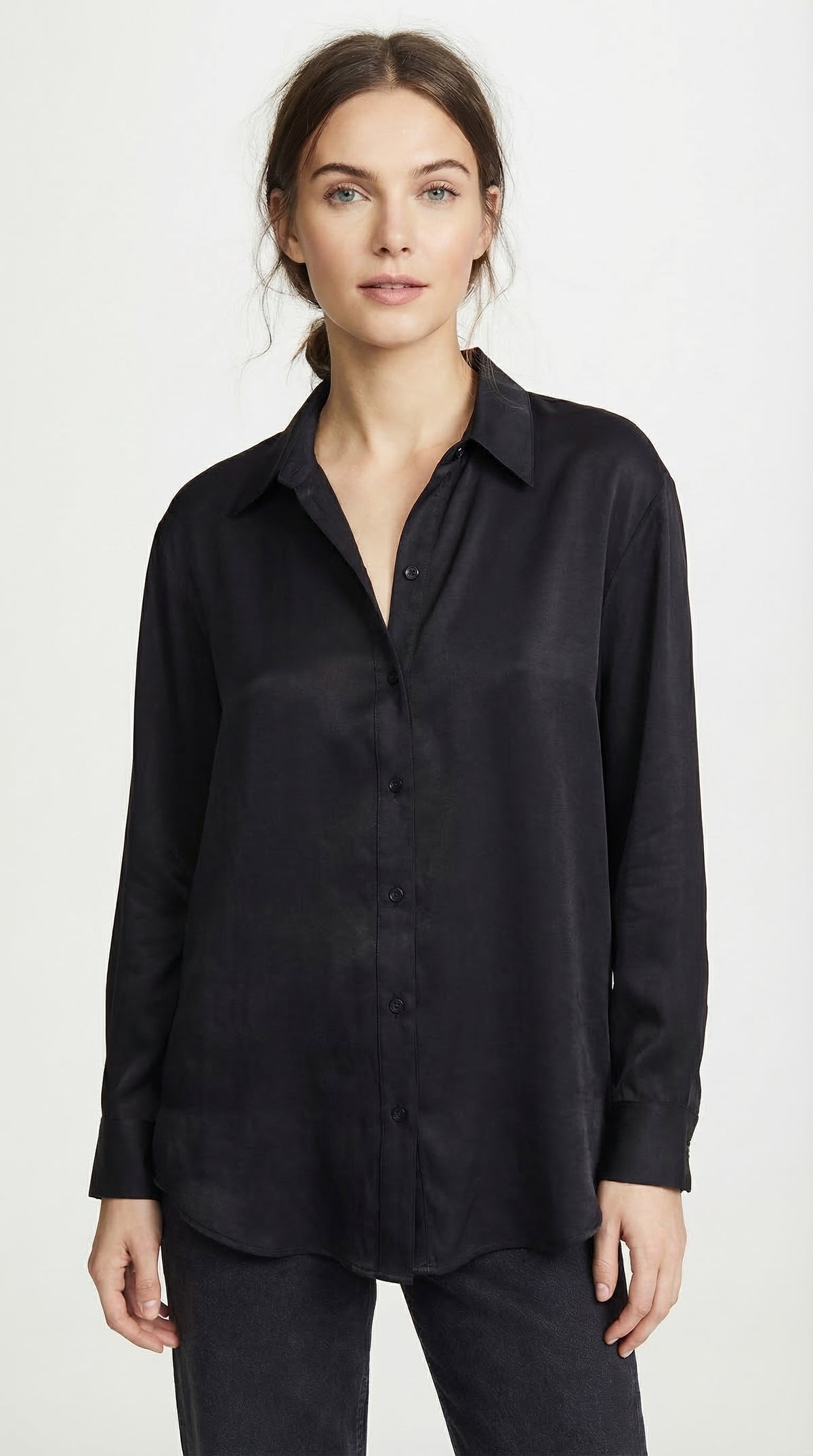 BLUSA ORGANZA NEGRA
