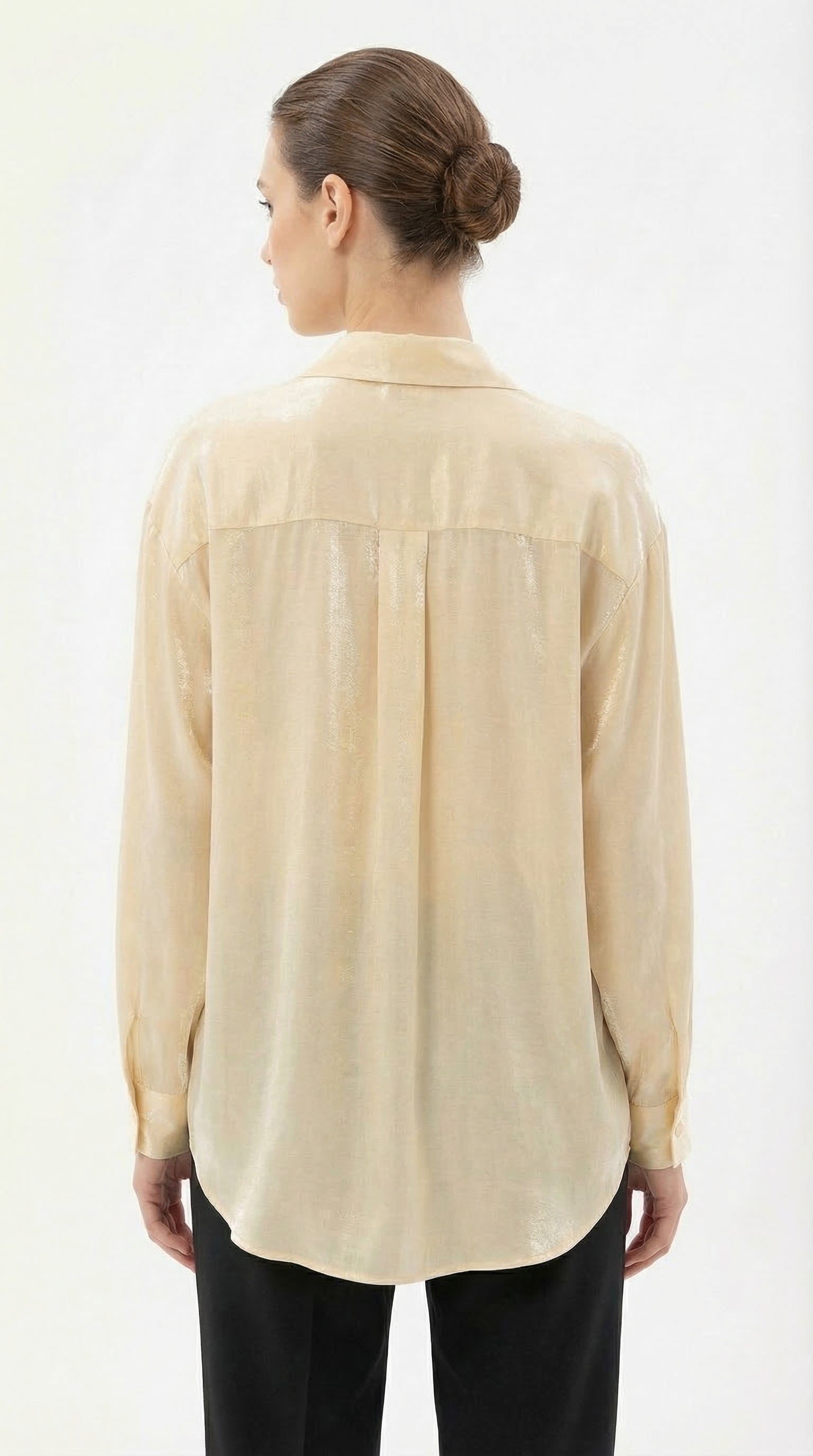 BLUSA ORGANZA BEIGE