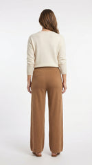 PANTALÓN TEJIDO CAMEL